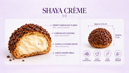 Crispy Chocolate Custard Cream Choux