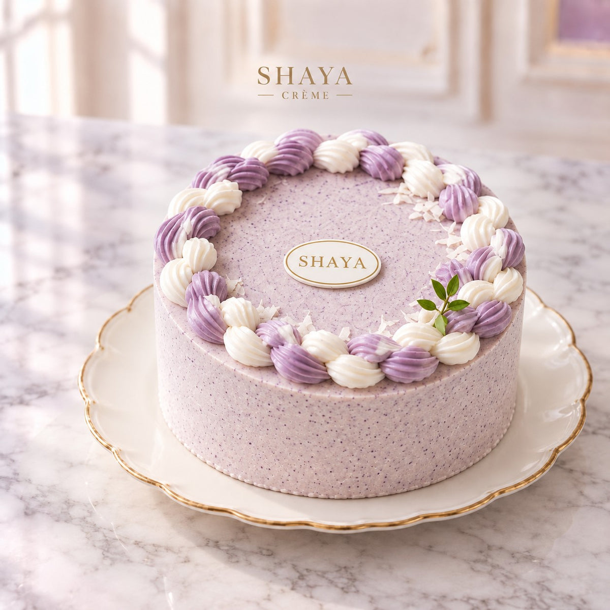 Taro Coconut Cloud Cake