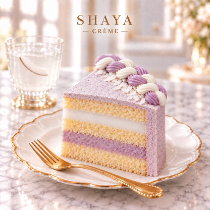 Taro Coconut Cloud Cake