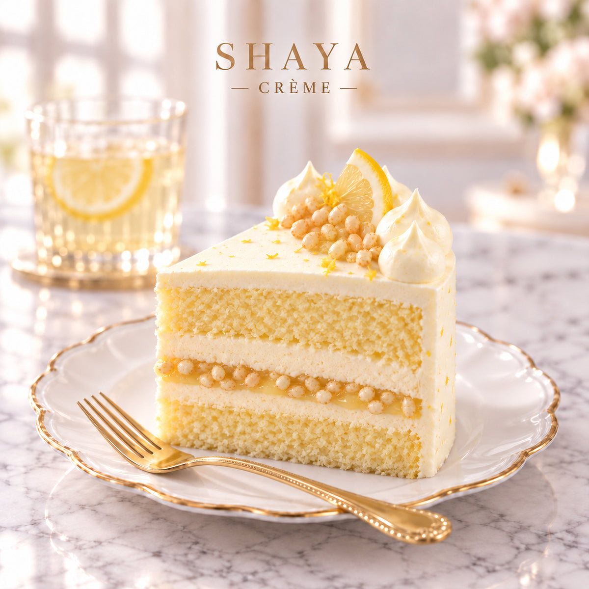 Honey Lemon Glow Cake